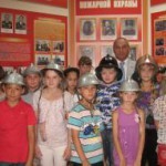 Юные томичи посетили Музей пожарной охраны